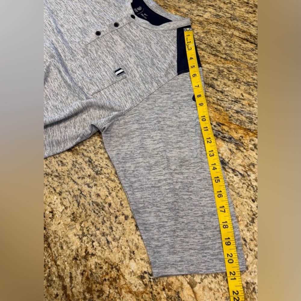 Dallas Cowboys Nike Shirt Men’s Size Large Gray 3/4 Sleeve Dri Fit Team Apparel - Picture 11 of 11